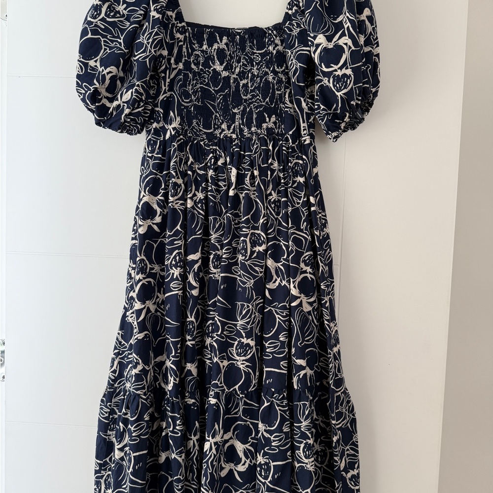 Abercrombie & Fitch Navy and White Dress